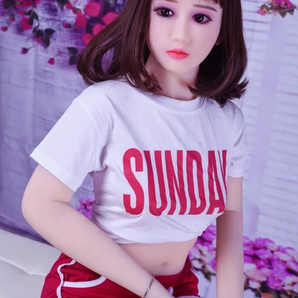 138cm Short Hair Young Lady Sexy Doll Full Size